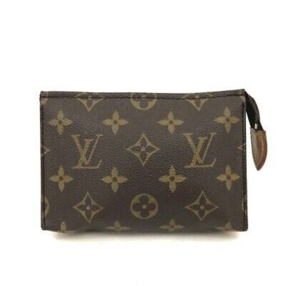 Louis Vuitton Monogram Poche Toilette 15 Cosmetics PouchโPurse/4AE0361 - Picture 1 of 6